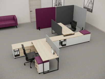 Экраны для офисных столов