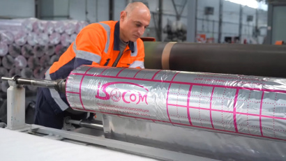 Подложка с разметкой для теплого пола Изоком ПЛР | Впэ лавсан