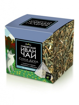 Иван-чай СИЛА ДУХА с золотым корнем, зверобоем и чабрецом BioNergy ( 15 пирамидок)