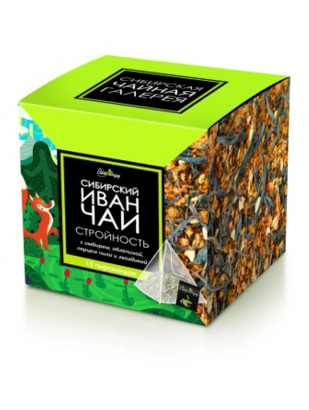 Иван-чай СТРОЙНОСТЬ с имбирем, облепихой, перцем чили и гвоздикой ( 15 пирамидок)