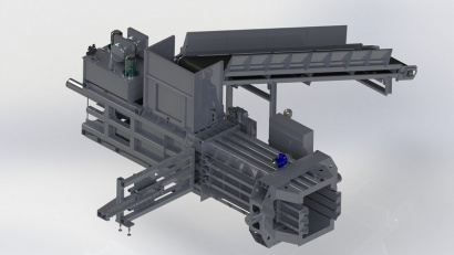Канальный пресс Кубер-50ГА с автоматической обвязкой кип