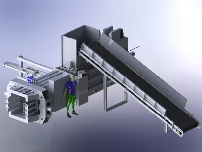 Канальный пресс Кубер-50ГА с автоматической обвязкой кип