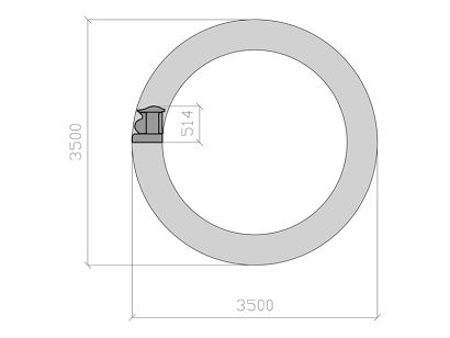 Фонтан FC "Атланты" 3500 с наутилусами