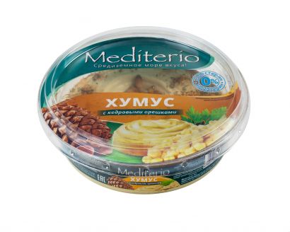 Хумус Mediterio с кедровыми орешками