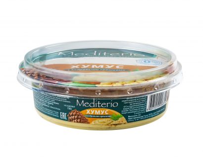 Хумус Mediterio с кедровыми орешками