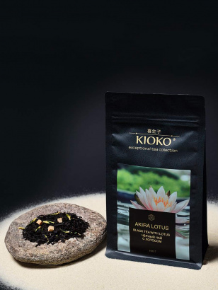 Чёрный чай с лотосом, 100 г