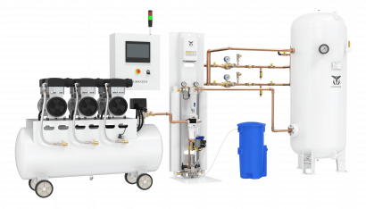 Масляные воздушные поршневые компрессорные станции CADUCEUS AIRCAD P