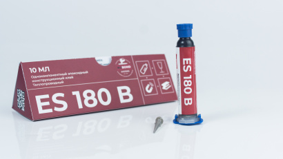 Однокомпонентный эпоксидный конструкционный теплопроводный клей RUBOND ES 180 B (10мл)