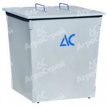 Контейнер металлический ТБО объёмом 0.5 м³
