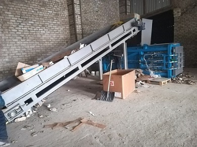 Конвейер   для транспортировки отходов