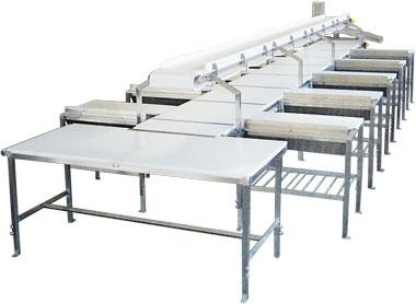 Конвейер обвалки и жиловки мяса