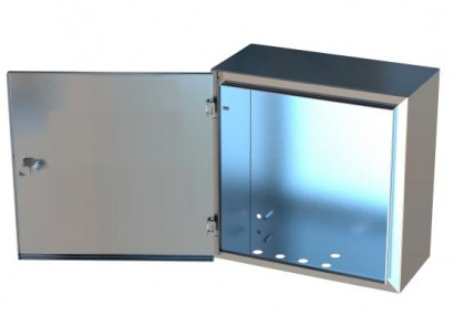 Навесной щит из нержавеющей стали с монтажной панелью