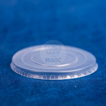 Крышка для одноразового контейнера Диаметр 94,5 прозрачная 50/60/3000