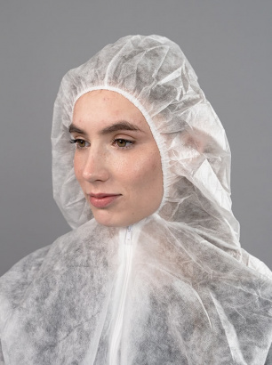 Комбинезон КАСПЕР белый, спанбонд, 25 гр/м² (упаковка)