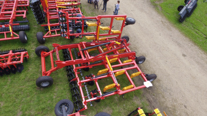 Культиватор стерневой тяжелый КСТ с пружинной защитой от 4,2 до 9 метров