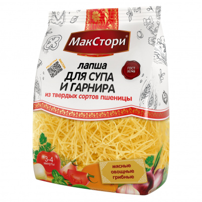 Лапша для супа и гарнира МакСтори