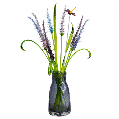 Малая цветочная композиция из стекла в ассортименте