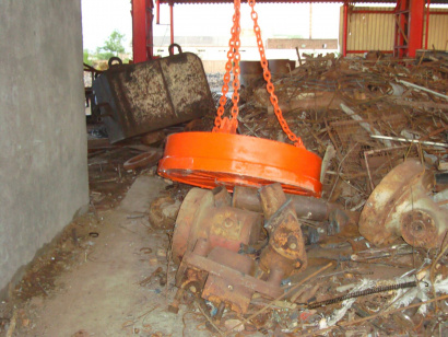 Грузоподъемные электромагниты для скрапа