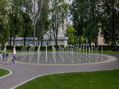 Пешеходный фонтан FC 10400 (с погружными насосами)