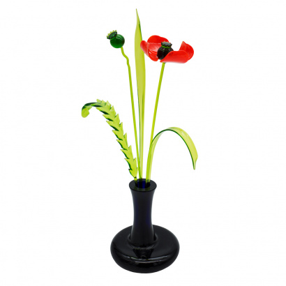 Малая цветочная композиция из стекла в ассортименте