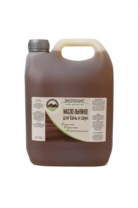 Масло льняное для бань и саун 10 л