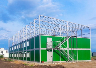 Каркас быстровозводимого здания S 1440 м2 h6