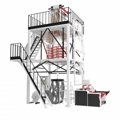 Экструдер для однослойной пленки
