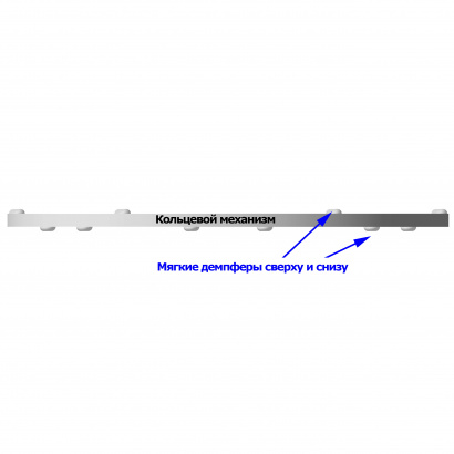 Механизм вращения диаметром 30 см для крутящегося центра стола по китайски из стекла или дерева