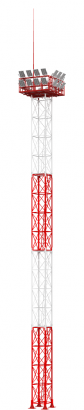 Прожекторные осветительные мачты Н серии 3.501.2-123