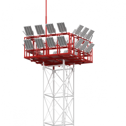 Прожекторные осветительные мачты Н серии 3.501.2-123