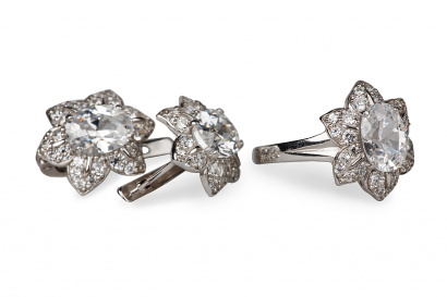 Серьги серебряные