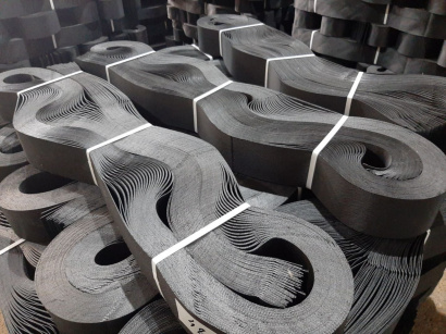 Объемная георешетка с перфорацией и без, объемная геосетка