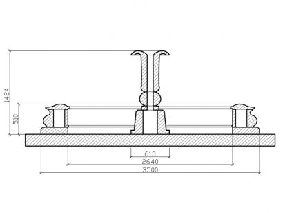 Фонтан FC "Каменный цветок" 3500