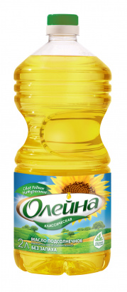 Масло подсоллнечное рафинированное Олейна Классическая