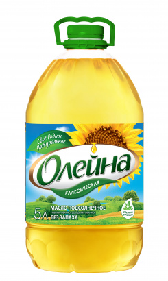 Масло подсоллнечное рафинированное Олейна Классическая