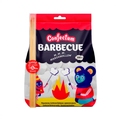 Маршмеллоу "Confectum Barbecue" с ароматом ванили 200гр х 10шт
