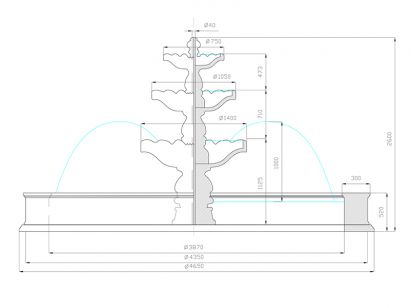 Фонтан FC "Анталия" 4650