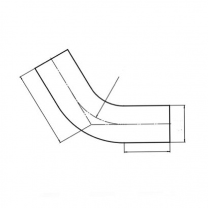 Отвод холодногнутый 1ГО 720х10-К52 по ГОСТ 24950-2019
