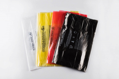 Пакеты одноразовые, для сбора и хранения мед. отходов