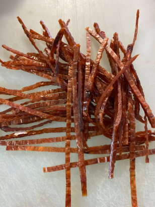 Соломка вяленая из горбуши