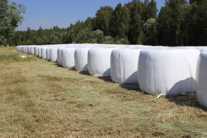 Агрострейч плёнка для обмотки рулонов сенажа