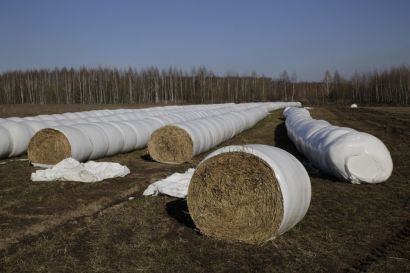 Агрострейч плёнка для обмотки рулонов сенажа