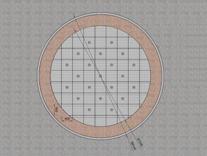Пешеходный фонтан FC 7200 (с погружными насосами)
