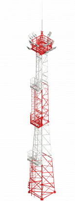 Высокомачтовые опоры и молниеотводы высотой 35м