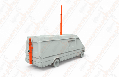 Автомобильная телескопическая мачта Купол 5 метров