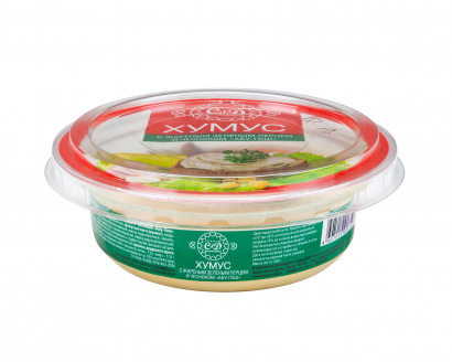 Хумус Салаты и Деликатесы с жареным зелёным перцем и чесноком «Абу-Гош»