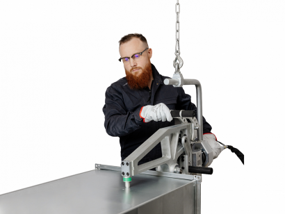 Пневмогидравлический пуклевочный инструмент Press-Steel