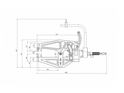 Пневмогидравлический пуклевочный инструмент Press-Steel