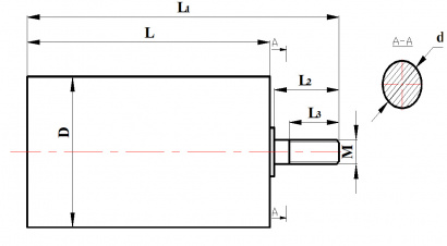 Ролик дефлекторный (комплектующие к конвейерному оборудованию)