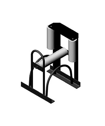 РП-200ВП Кабельный ролик, прямой стальной монтажный ролик с подшипниковым узлом